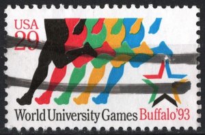 SC#2748 29¢ World University Games Single (1993) Used