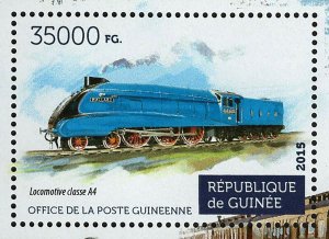 Steam Trains Locomotive Classe A4 S/S MNH #11232 / Bl.2542