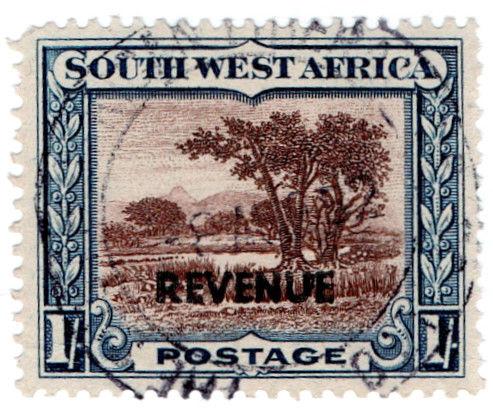 (I.B) South-West Africa Revenue : Duty Stamp 1/-