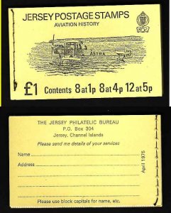 Jersey-#B24-complete 1pound booklet-cover shows Aircraft-