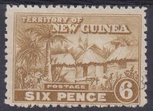 NEW GUINEA 1925 HUT 6D USED/CTO