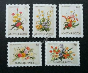 Hungary Flowers 1989 Flora Plants Arrangements (stamp) MNH