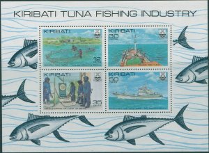 Kiribati 1981 SG162 Tuna Fishing Industry MS MNH