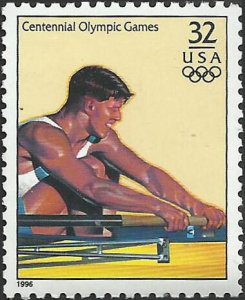 # 3068l MINT NEVER HINGED ( MNH ) MENS ROWING