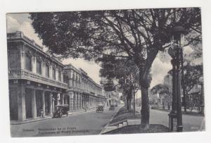 HAVANA, 1924 ppc. Residences el Prado Promenade, 2c. to Tasmania, Australia.