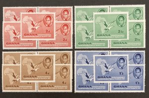 Ghana 1957 #1-4, Wholesale lot of 5, MNH,CV $5.50