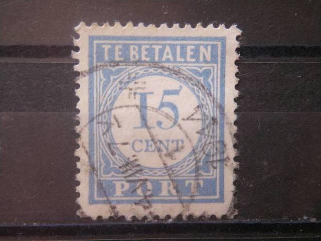 NETHERLANDS, 1913, used 15c, Scott J57