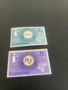 Gambia sc 210,211 MNH