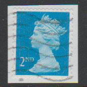 GB QE II Machin SG U2963 - 2nd brt blue -  M11L - Source  T 