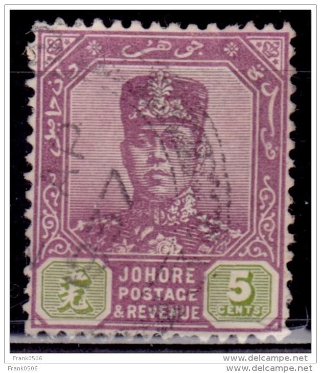 Malaya Johore, 1904-10, Sultan Ibrahim, 5c, Scott# 63, used