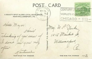 728 1c CENTURY OF PROGRESS - Colortypes post card