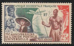 French West Africa UPU Issue (Scott #C15) MH