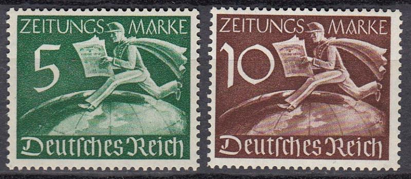 Germany - 1939 Newspaper stamps Sc# P1/P2 - MH (779)