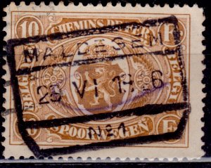 Belgium 1922-23, Parcel Post and Railway, 10fr, sc#Q136, used