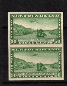 Newfoundland #C7c Very Fine Never Hinged Imperf Pair **With Certificate**