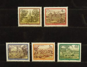 15495   AUSTRIA   MNH # 1285, 1286, 1287, 1288, 1288A           CV$ 4.30