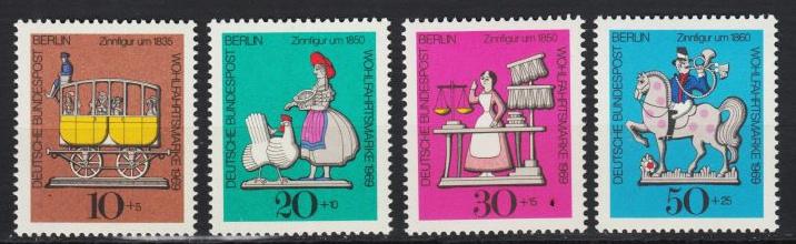  Berlin - Tin Toy  Sc# 9NB65/9NB68 - MNH (2995)