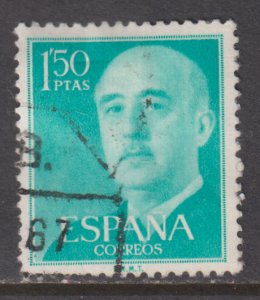 Spain 827 General Francisco Franco 1956