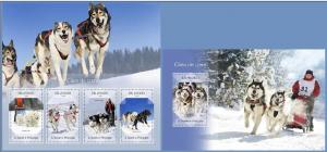 ST. TOME PRINCIPE 2014 2 SHEETS st14414ab CHIENS DOGS