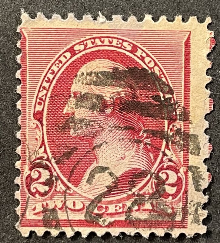 US #219D Used F 2c Washington 1890 [G24.6.3]
