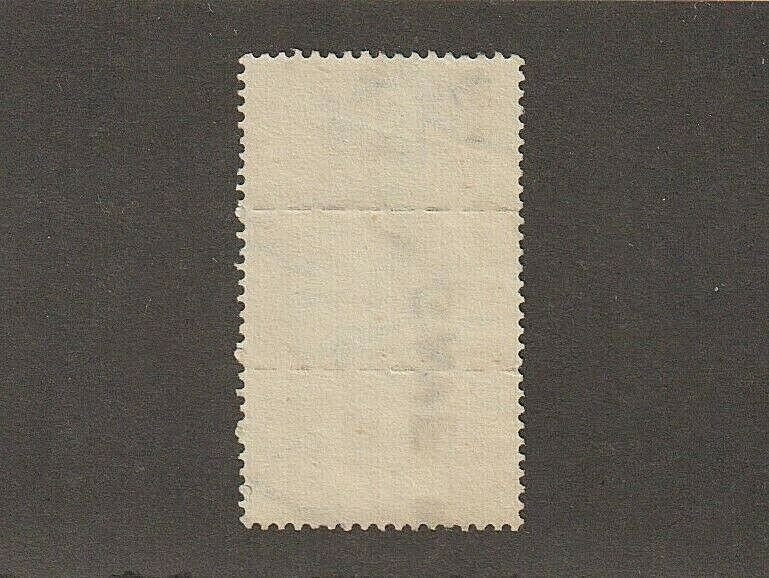 EDSROOM-9856 South Africa 95 Used 1942 Vertical Strip of 3 CV$10