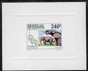 Senegal 1997 Elephants 240f from National Park set, delux...