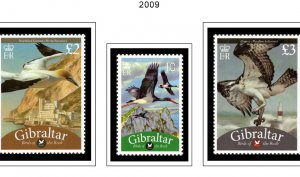 COLOR PRINTED GIBRALTAR 1886-2010 STAMP ALBUM PAGES (197 illustrated pages)