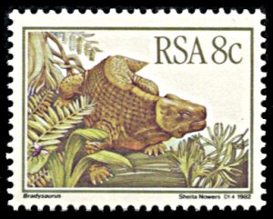 South Africa 606, MNH, Prehistoric Animals, Bradysaurus