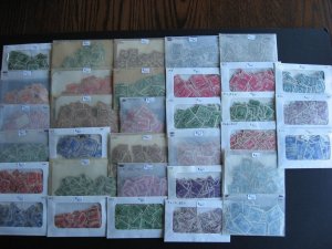 Newfoundland wholesale 33 face different stamps x100 of each, believe unsearched