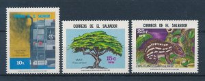 [116227] El Salvador 1983 Safe the planet Tree Paca  MNH