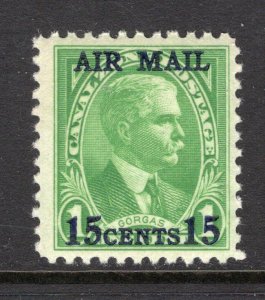 Canal Zone 1931 15¢ on 1¢ Type II Air-OG MNH-SC# C2  Cats $120.00  (ref# 204098)