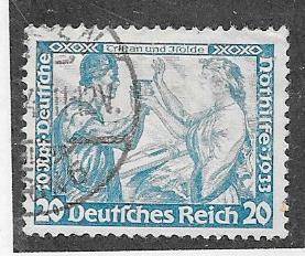 Germany #B55a  20+10pf blue  (U) CV$100.00