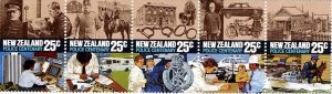 New Zealand 1986 Sc 843 Police Centenary MNH Stamp Block