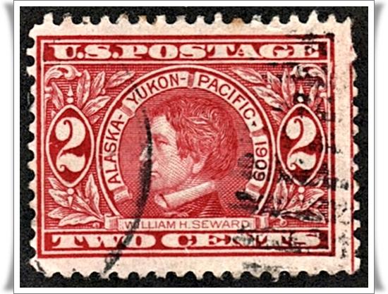 SC#370 2¢ Seward (1909) Used