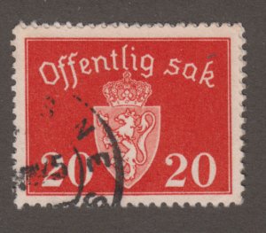 Norway O37 Coat of Arms 1939