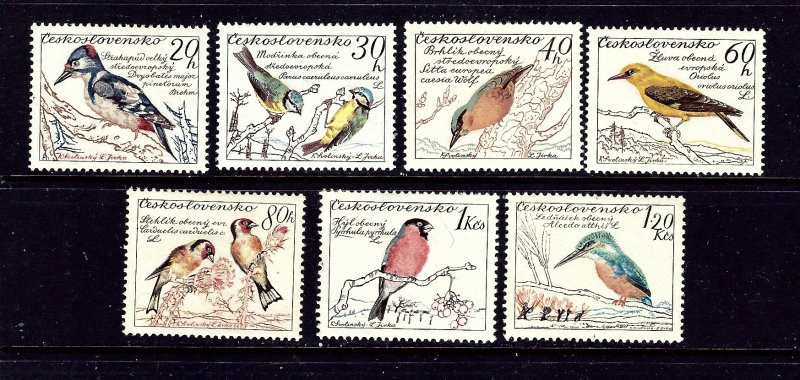 Czechoslovakia 942-48 MH 1959 Birds   #2