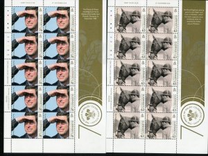 Guernsey 1461-1466 King Charles 70th Birthday Sheets of 10 Stamps MNH 2018