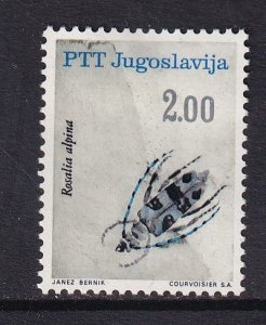 Yugoslavia   #814  MH  1966   beetles  2d