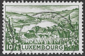 Luxembourg # 247  Moselle  River Scene (1)  VF Used