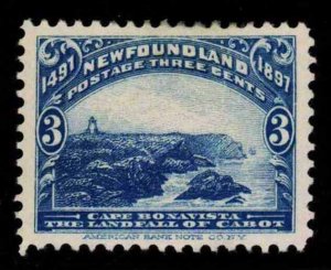 NEWFOUNDLAND SCOTT#63  ISSUE OF 1897 - OGLH - VF CV $5.00 (ESP#0370)