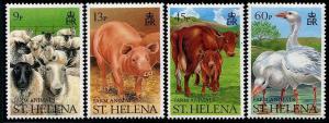 ST. HELENA Sc.# 524-27 Animals Mint NH Stamps