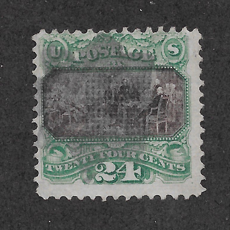 120 Used,  24c. Pictorial,  Fancy Cancel, scv: $650, Free Insured Shipping