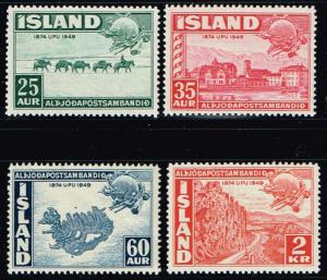 Iceland # 253 - 256 MNH