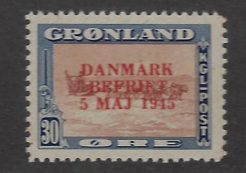 Greenland SC#24a MNH VF SCV$400...Key Value!