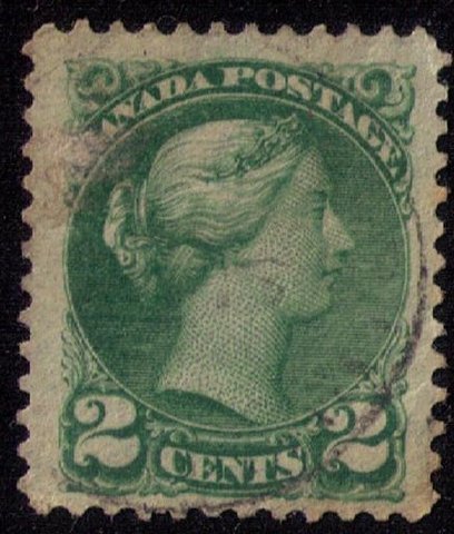 Canada Scott #36 Lightly Cancelled F-VF