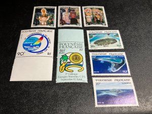 French Polynesia Scott 362-69 MNH