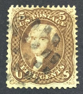 MOMEN: US STAMPS #76 USED LOT #44408