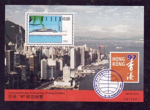 St. Kitts-Sc#305a- id7-unsed NH sheet-Ships-1990-