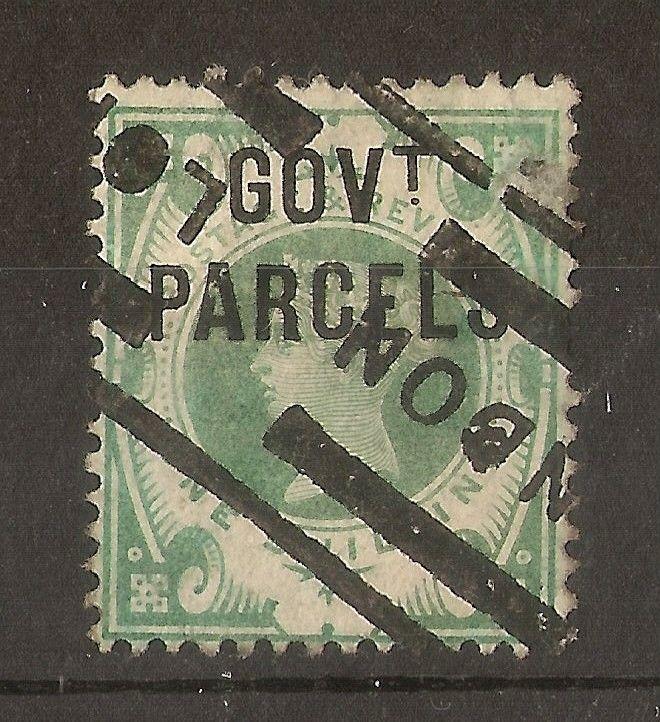 GB 1890 QV 1/- Govt Parcels Official SG.O68