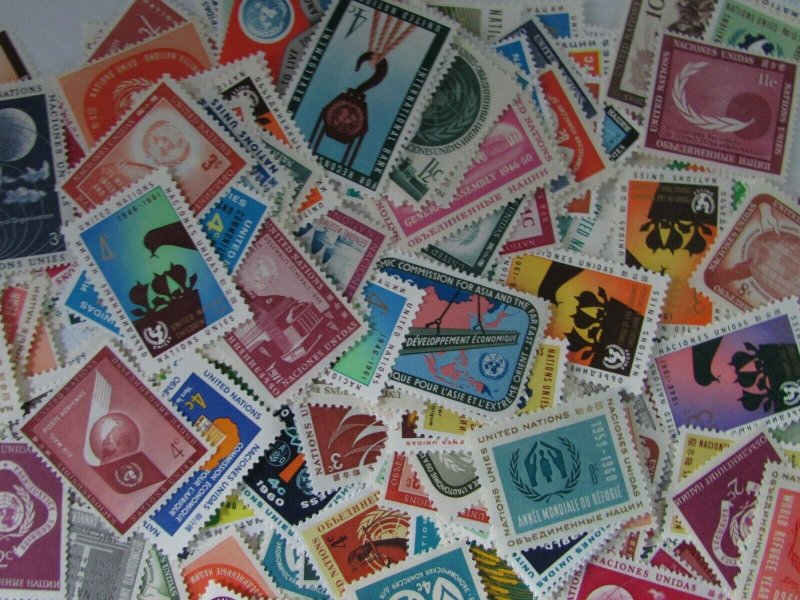 100's of United Nations stamps MNH  Some duplicates